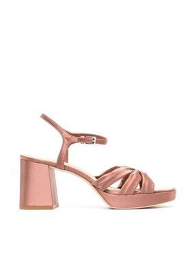 New Reformation Maize Platform Heeled Sandals Sz US 10